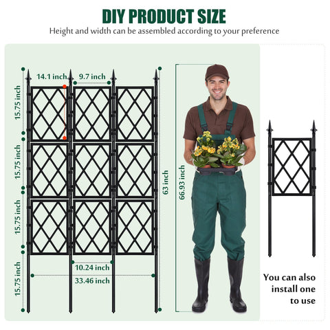 WellSign climbing plant support ideal for ivy, roses, and morning glories