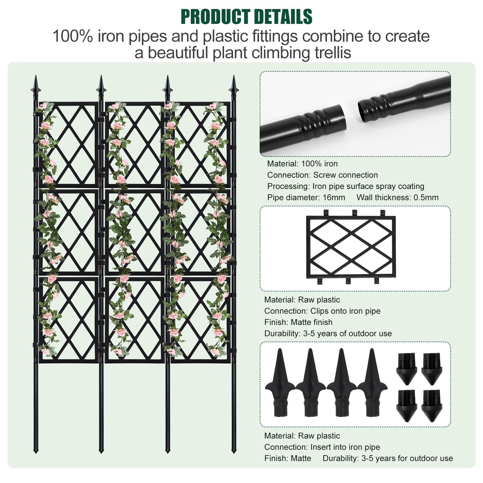 WellSign garden twist tie included for easy training of vines