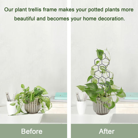 WellSign indoor/outdoor pot trellis with powder-coated finish