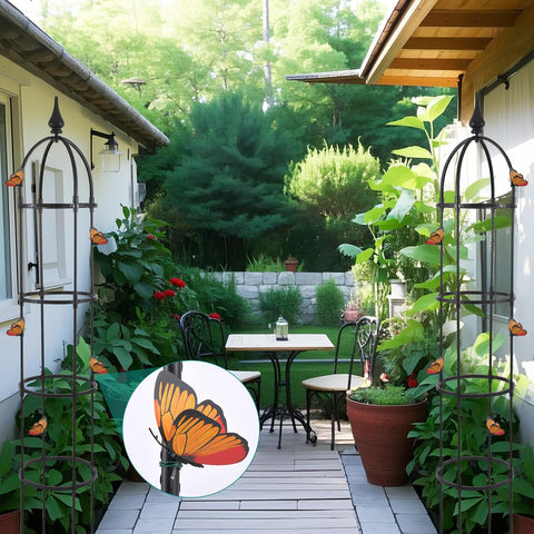 WellSign indoor use for potted plants turns small spaces into decorative trellis