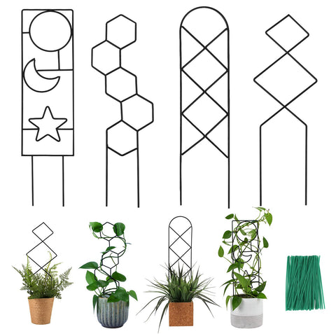 WellSign plant trellis compact lattice panel supports upward growth indoors
