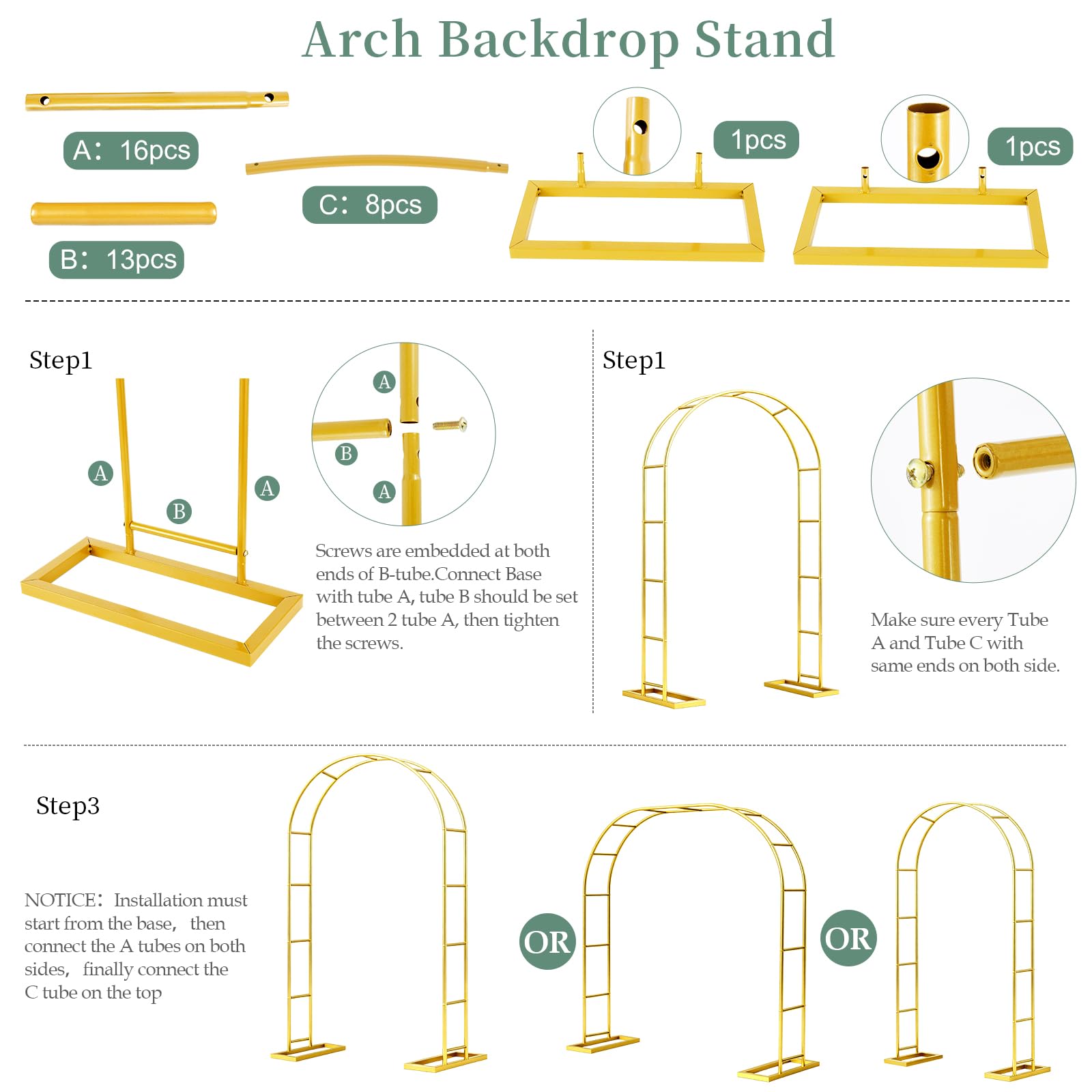 WellSign storage bag protects the arch kit between uses.