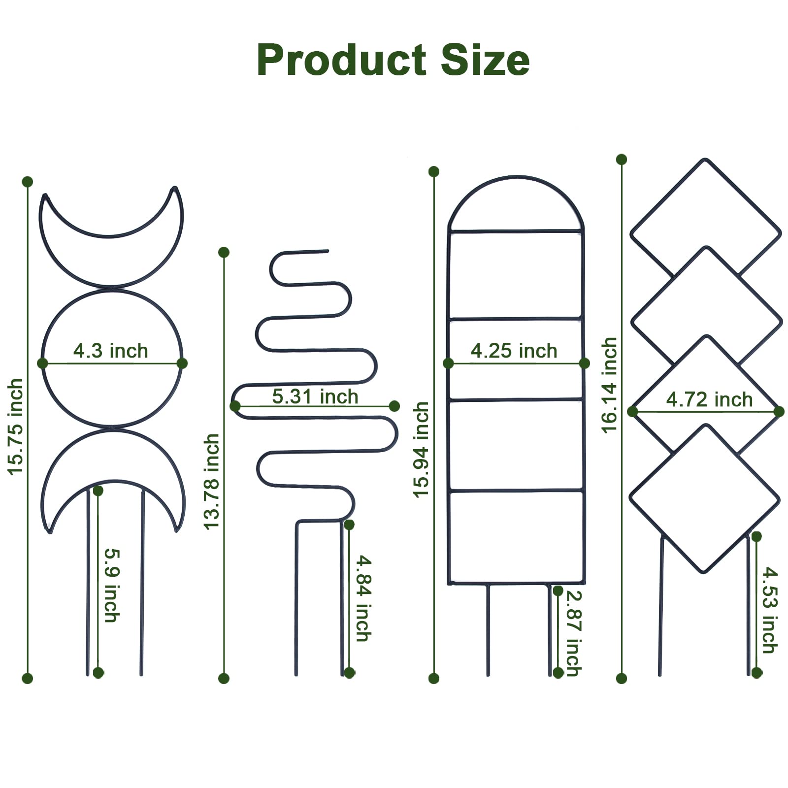 WellSign trellis outdoor setup withstands weather with durable iron.