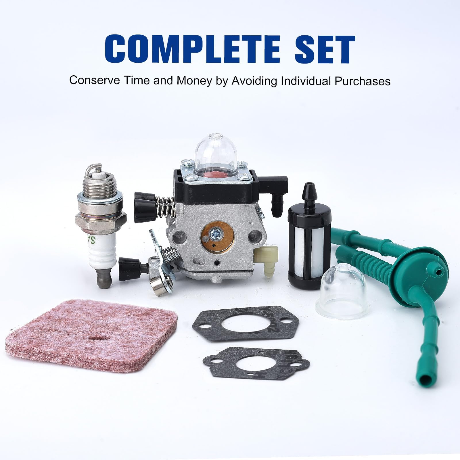 Wellsking FS55RC carburetor removal and installation guide illustrates straightforward service.