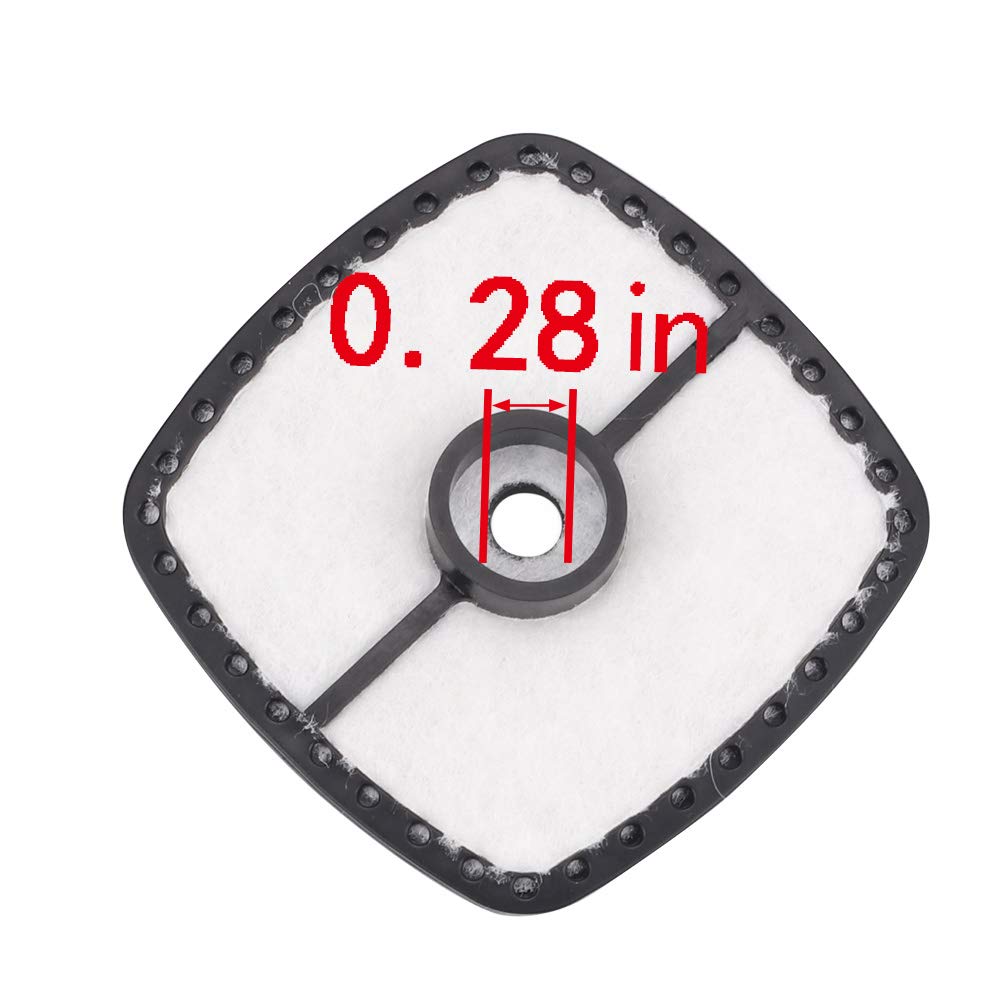 Wellsking SRM210 compatible filter protects air intake for consistent starts.