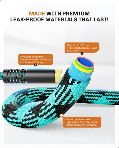 WELLUCK hose flexible and kink-free under pressure for steady flow.