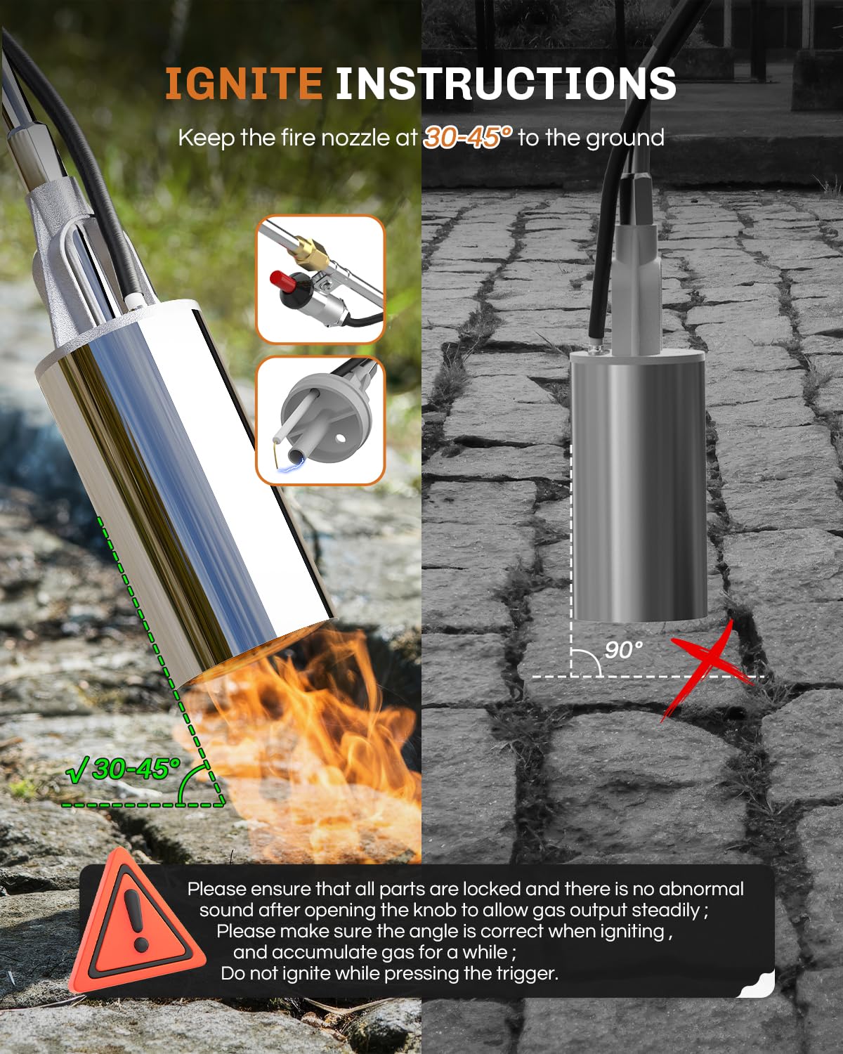 WELLUCK propane torch is versatile for weed control and outdoor tasks