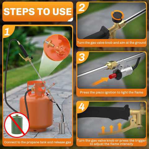 WELLUCK natural weed removal without chemicals in a garden