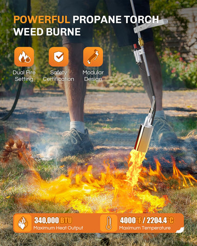 WELLUCK torch showing self ignition for quick startup during outdoor work