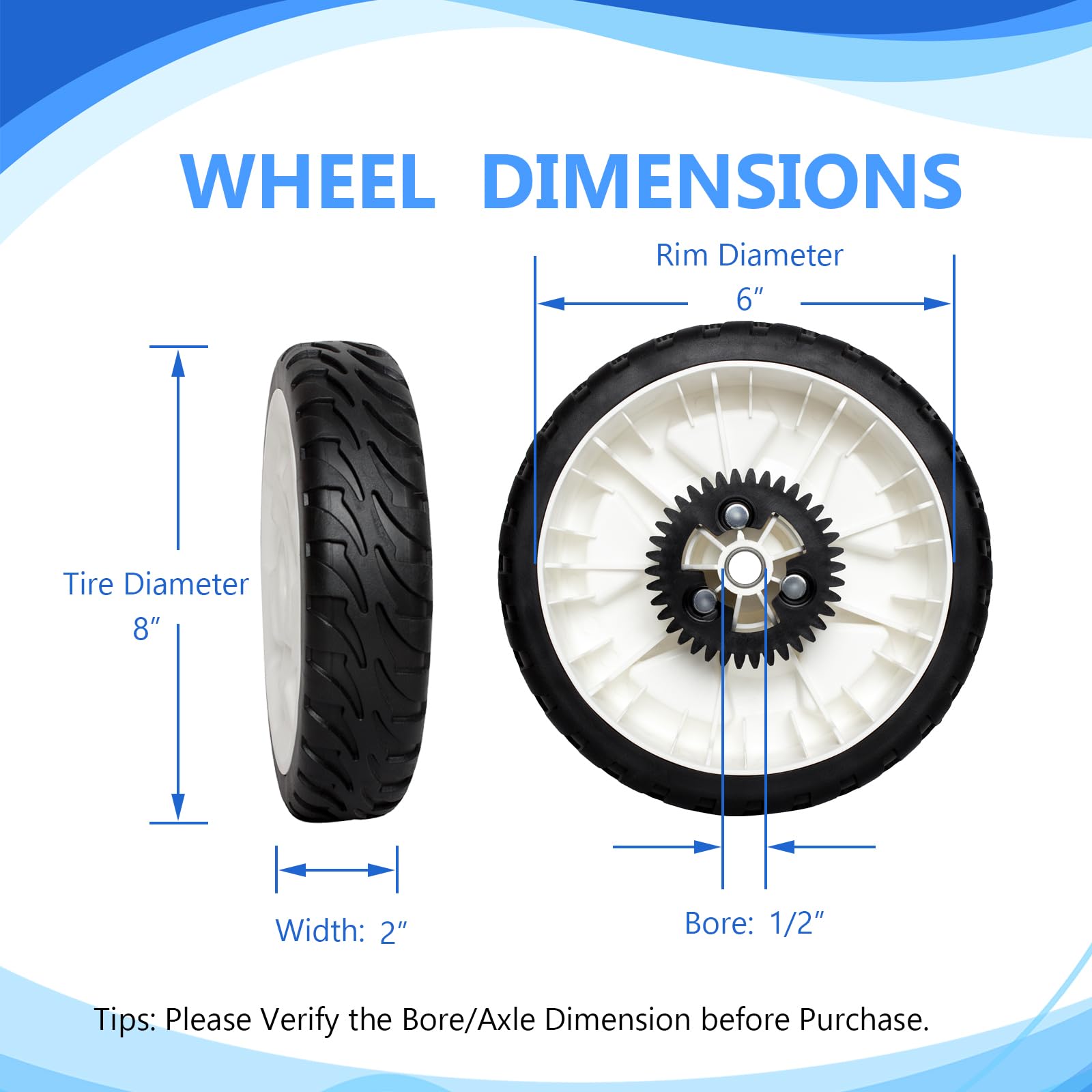 WELOVEHOME plastic gear assembly compatible with Toro parts