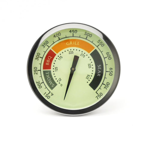WEMEIKIT 3-1/8 inch luminous dial thermometer for quick grilling visibility