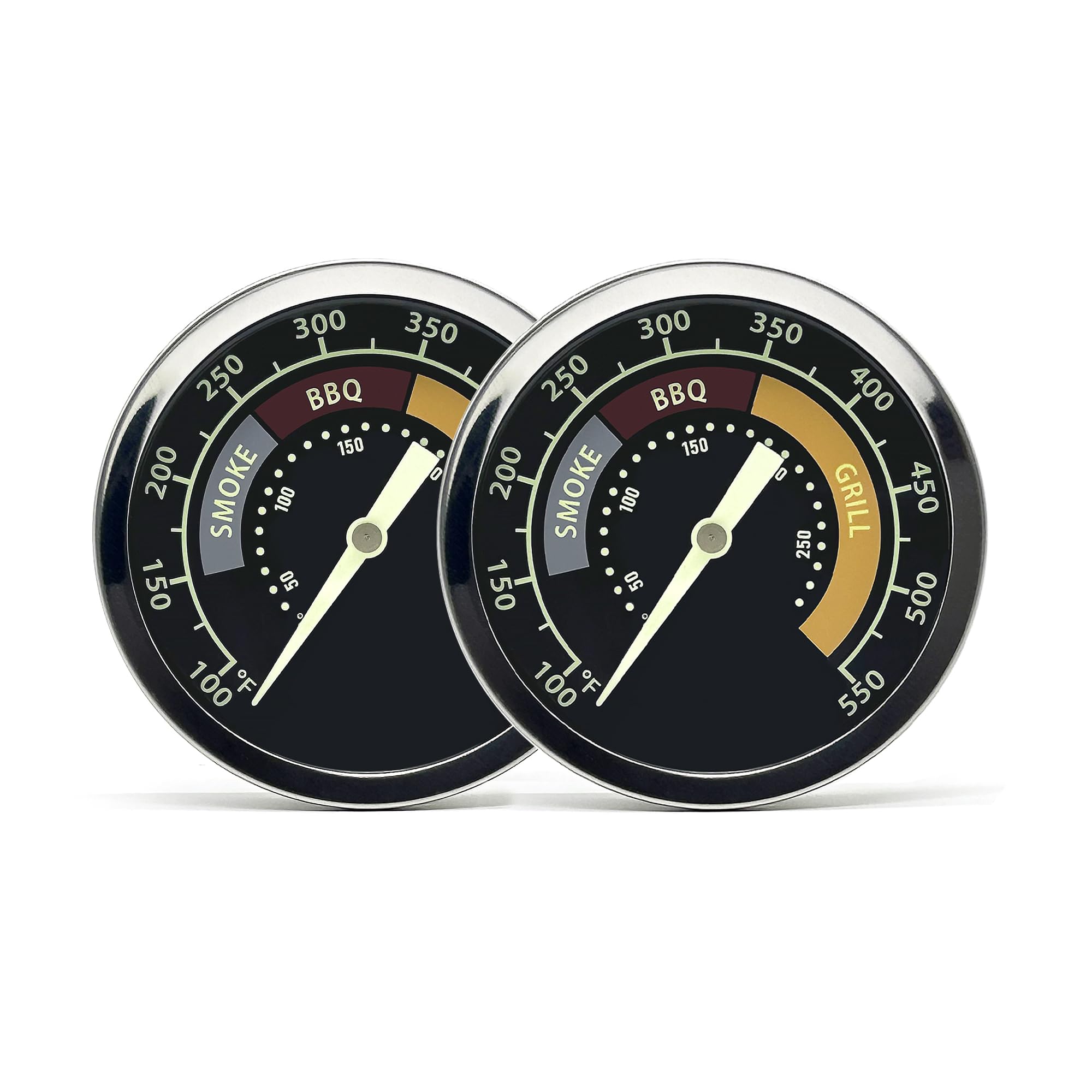 WEMEIKIT accurate grill thermometer with large dial for precise grilling.