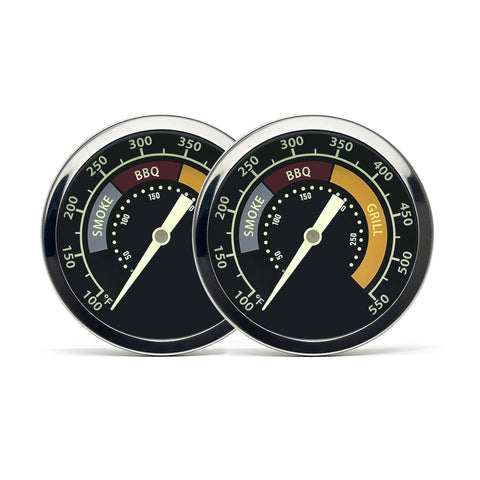 WEMEIKIT accurate grill thermometer with large dial for precise grilling.