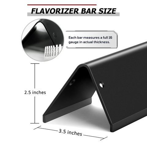 WEMEIKIT 3-pack flavorizer bars for Weber Spirit II replacement.