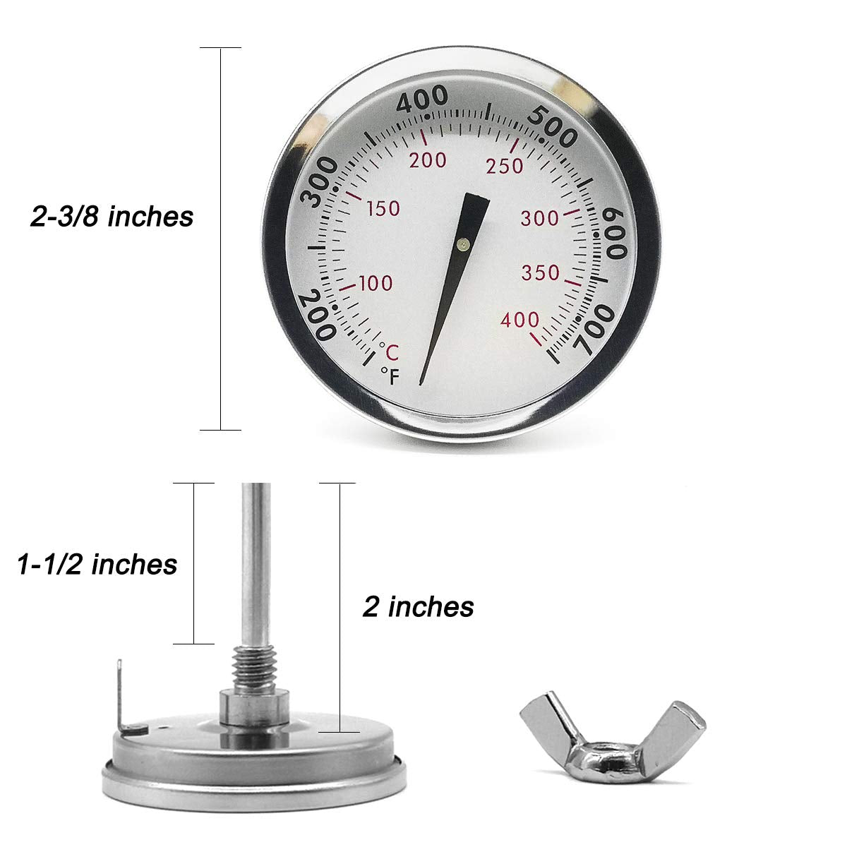WEMEIKIT stainless steel body resists heat and rust.