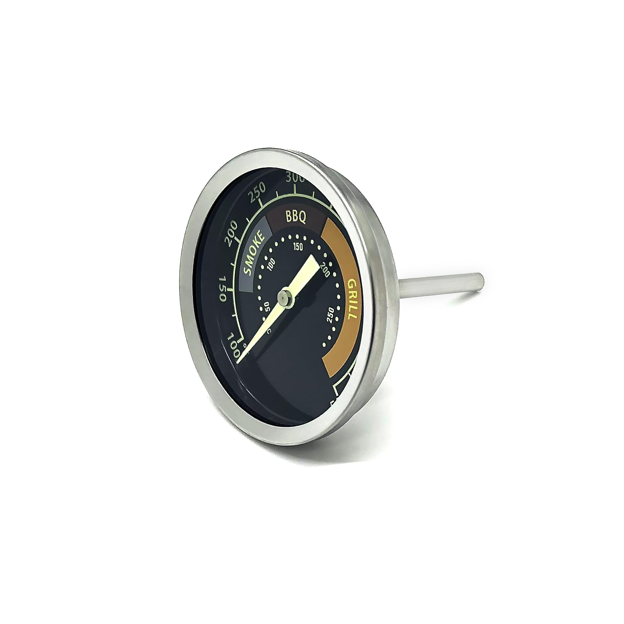 WEMEIKIT stainless steel dial thermometer for durable outdoor cooking.