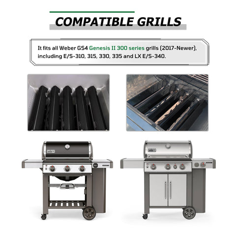 WEMEIKIT five-pack offers ready replacement for Weber Genesis II grills.