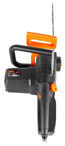 WEN cable strain relief notch helps manage extension cords.
