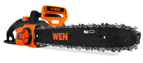 WEN CP1216 auto-oiling system keeps the chain lubricated for longer life