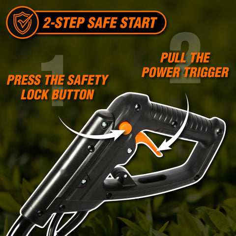 WEN electric tiller depth 8.7 inches for soil aeration