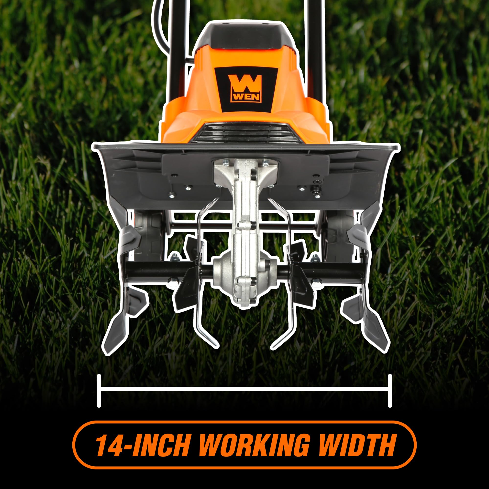 WEN electric tiller dual-handle system enhances control during navigation