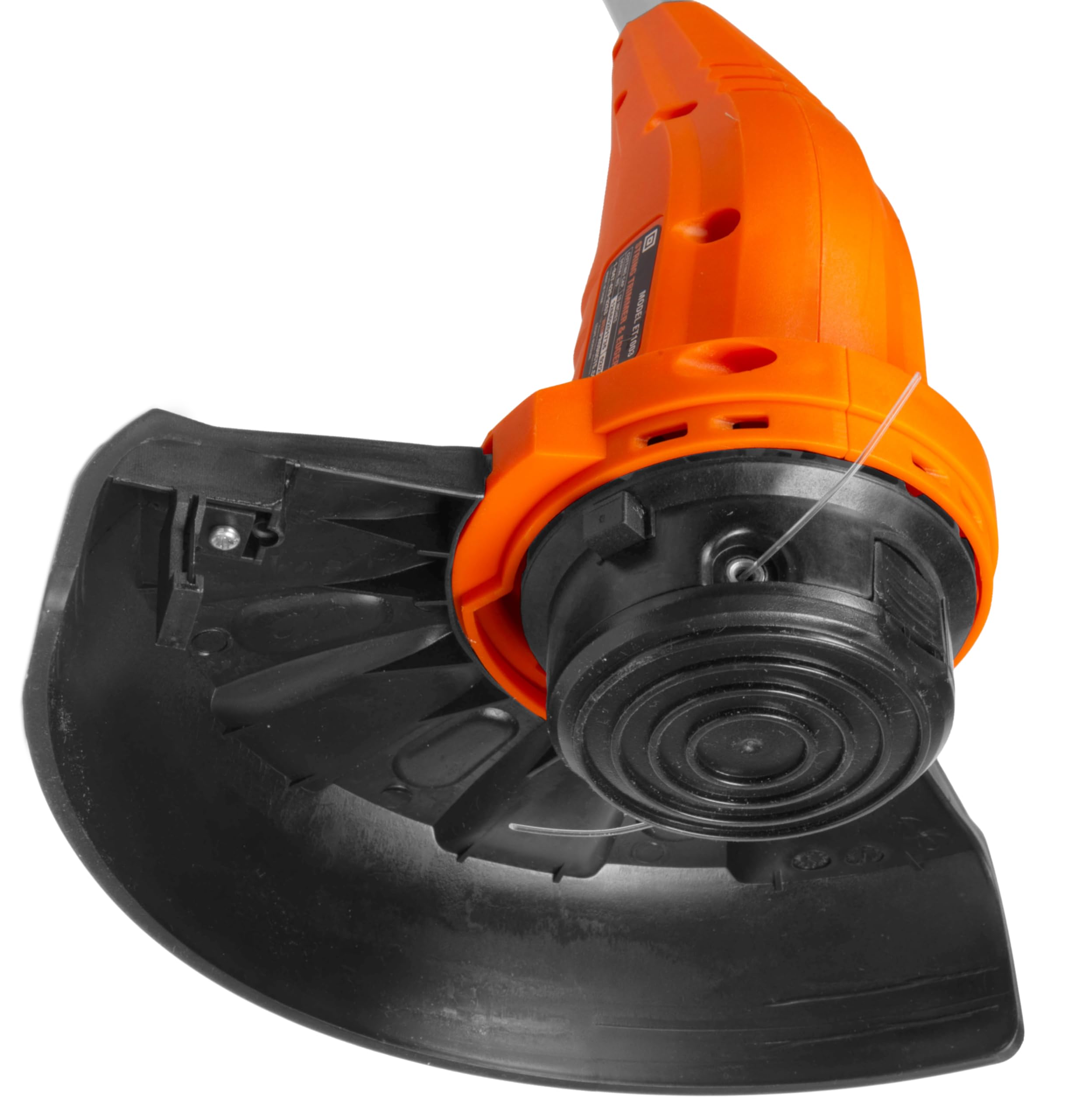 WEN ET1003 spool-and-string-in-package shows included components for quick setup.