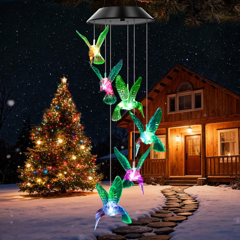 WENANA hummingbird wind chime suits memorial or birthday gifts.