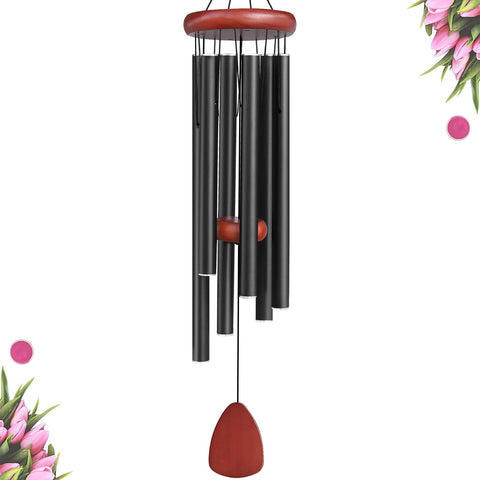 WENANA large aluminium wind chimes outside offering calming garden ambience