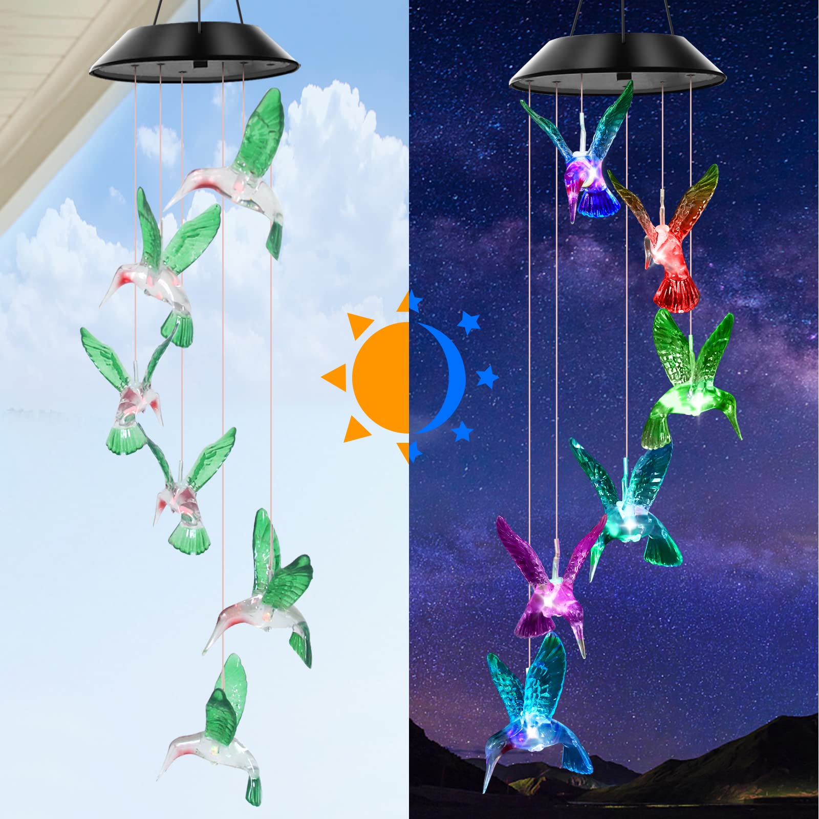 WENANA outdoor wind chime is rain-proof and lightweight for outdoors.