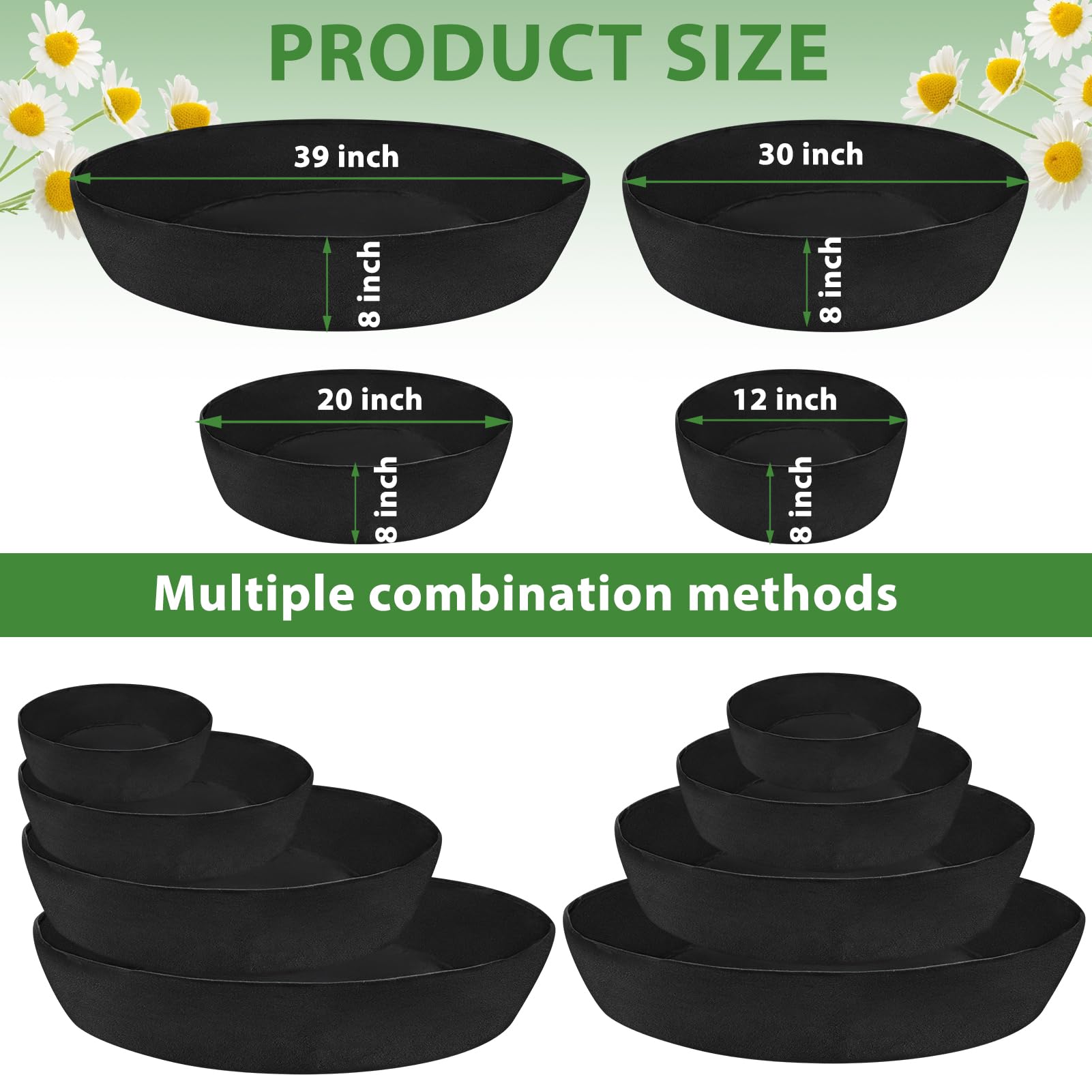 Wenfan 4-tier strawberry planter stack setup showing compact footprint