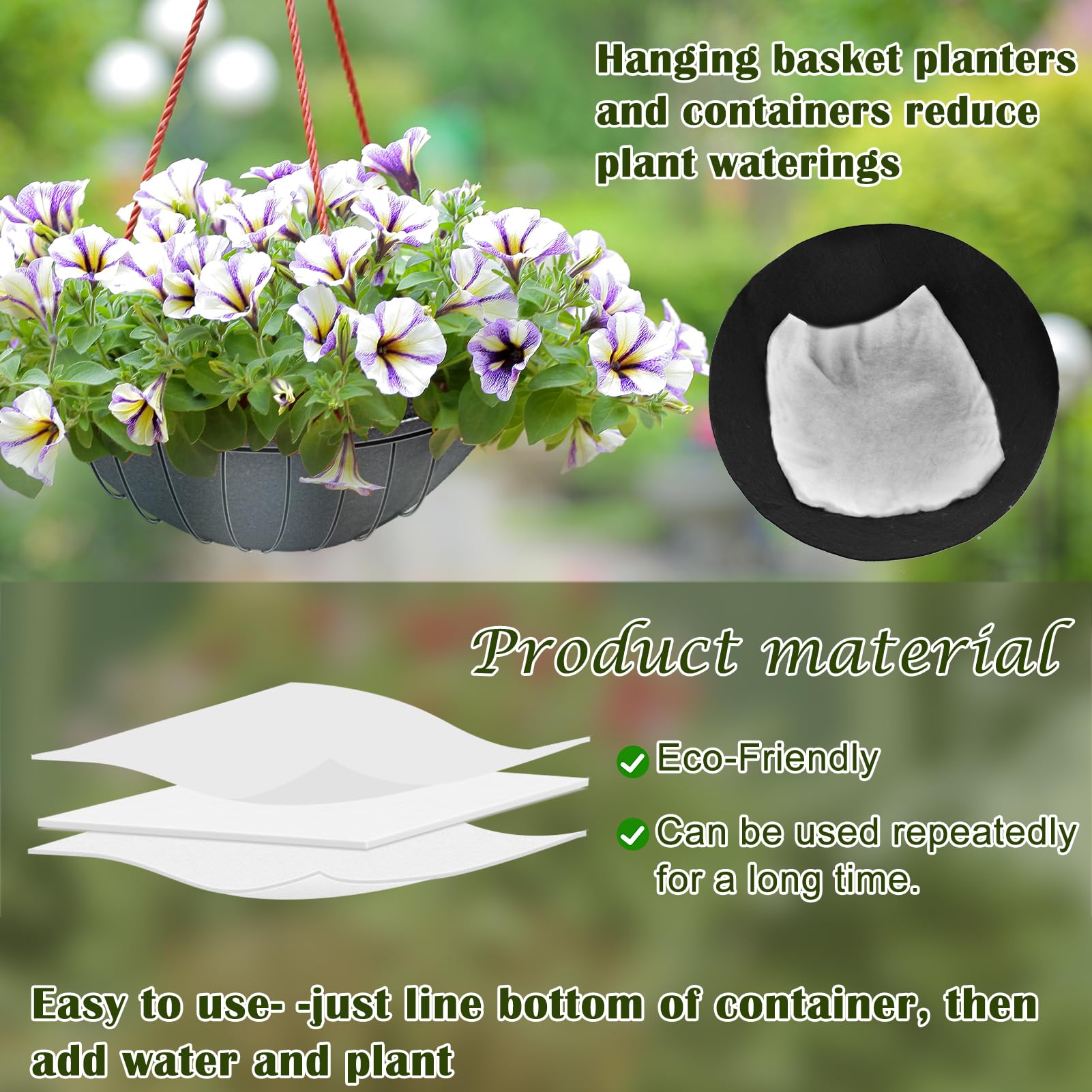 Wenfan cotton-based liner is safe and reusable after drying.
