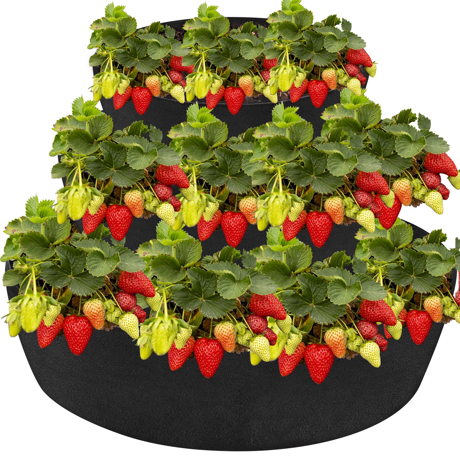 Wenfan versatile three-tier planter on balcony or patio