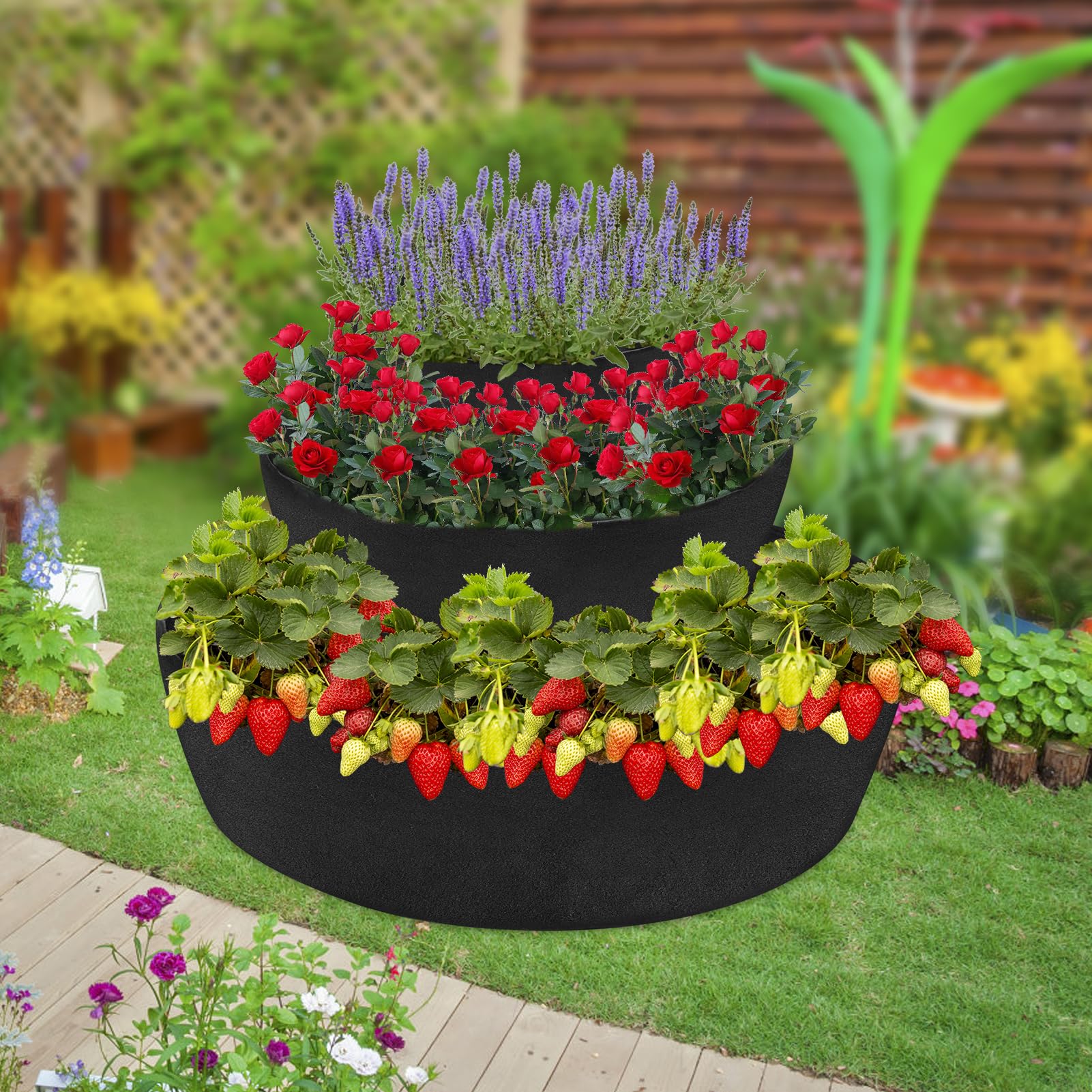 Wenfan folded planter for convenient off-season storage
