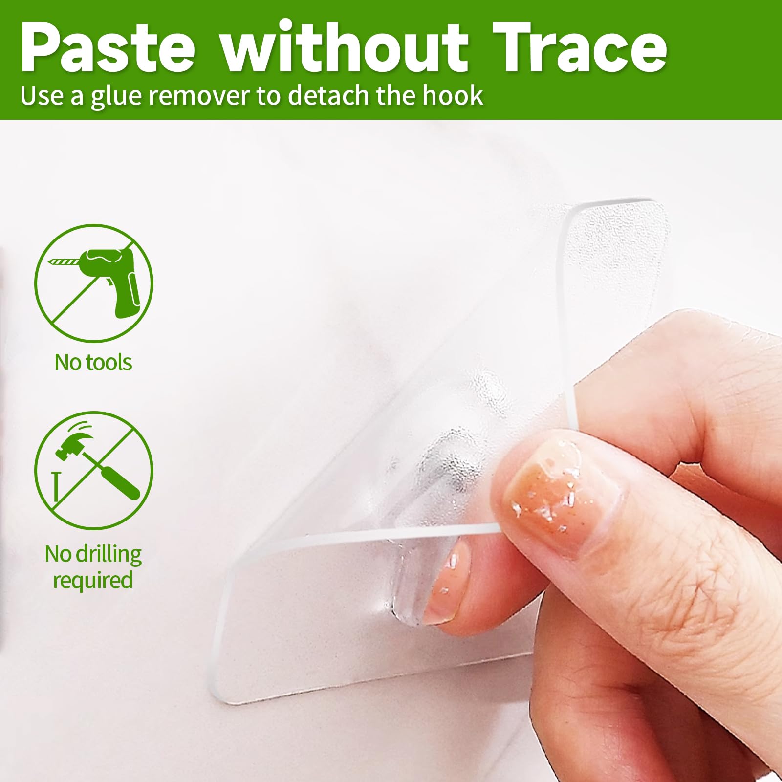 Simple installation steps for quick, tool-free setup