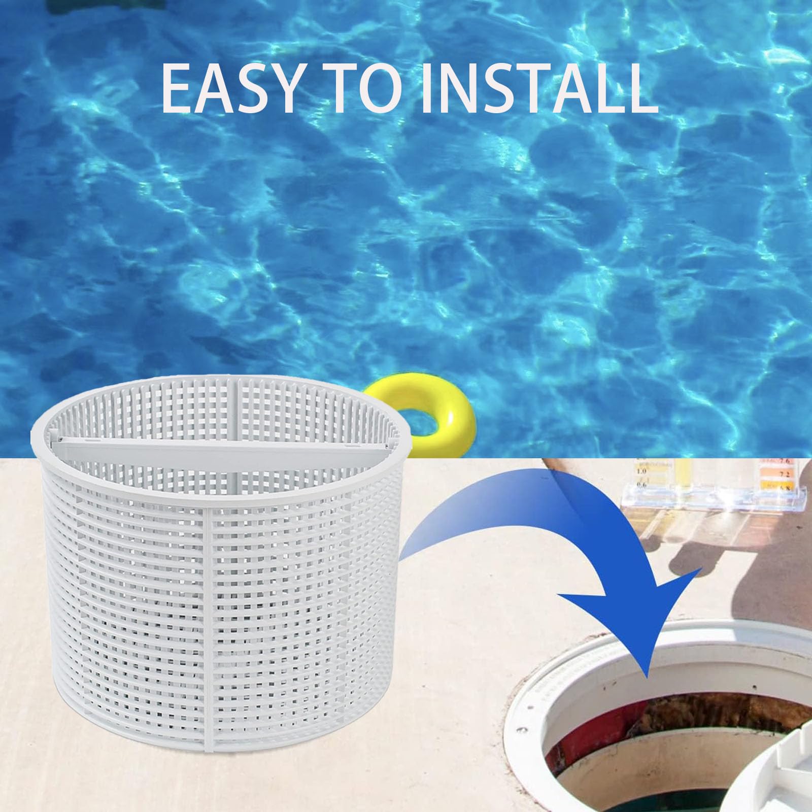 WENPENG skimmer basket easy-clean design simplifies maintenance