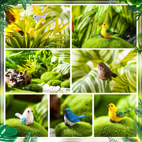 Wenqik bird figurines as cake toppers and party décor