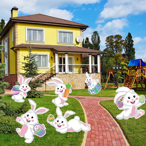 Wenqik assorted sizes and colors create a festive outdoor display.
