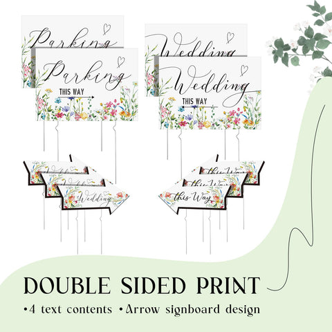 Wenqik double-sided directional signs show directions from multiple angles