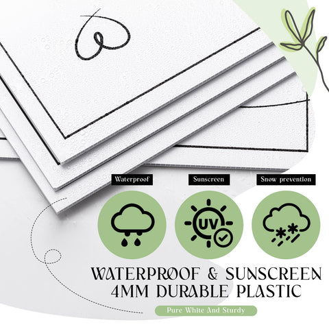 Wenqik double-sided directional sign ensures visibility from two directions.