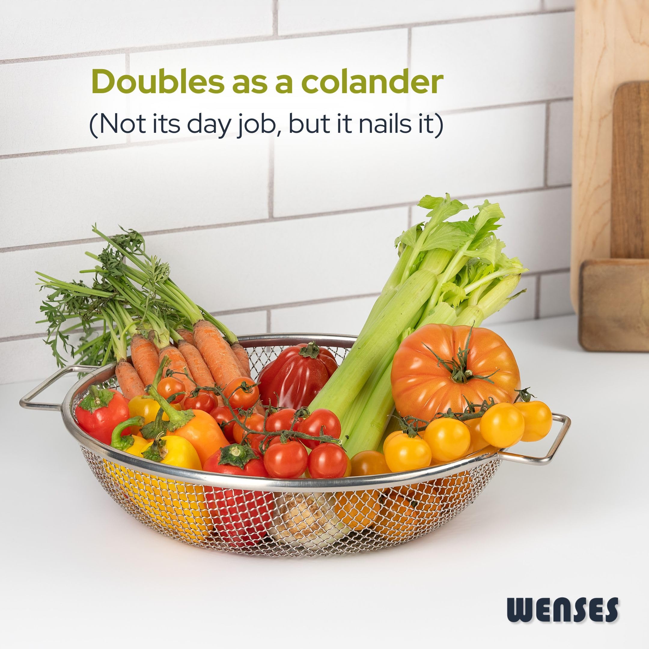 Wenses versatile sifter handles gravel, compost, litter, and more.