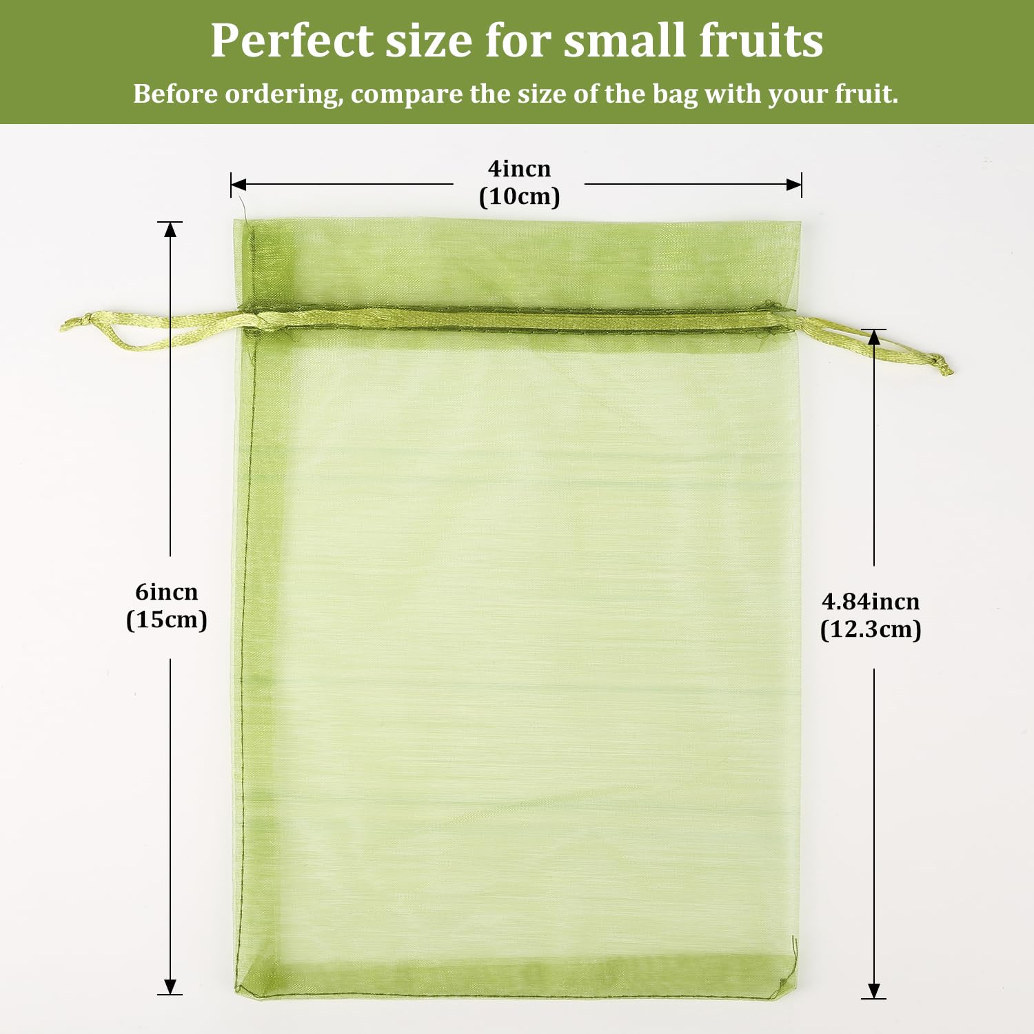 WenTao 4x6 inch bag protecting blueberries from pests