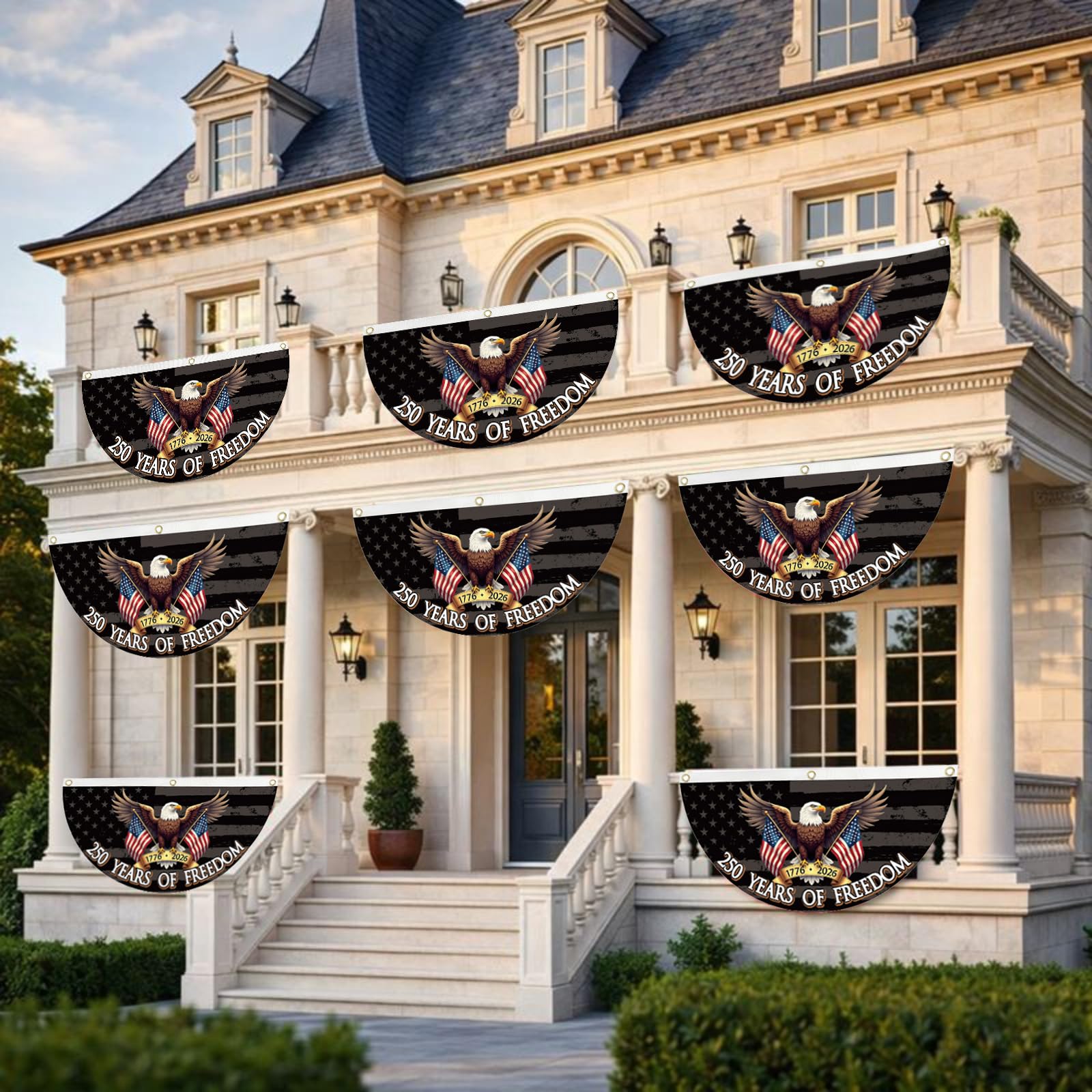 WENWELL 1.5x3 ft flag size ideal for porches