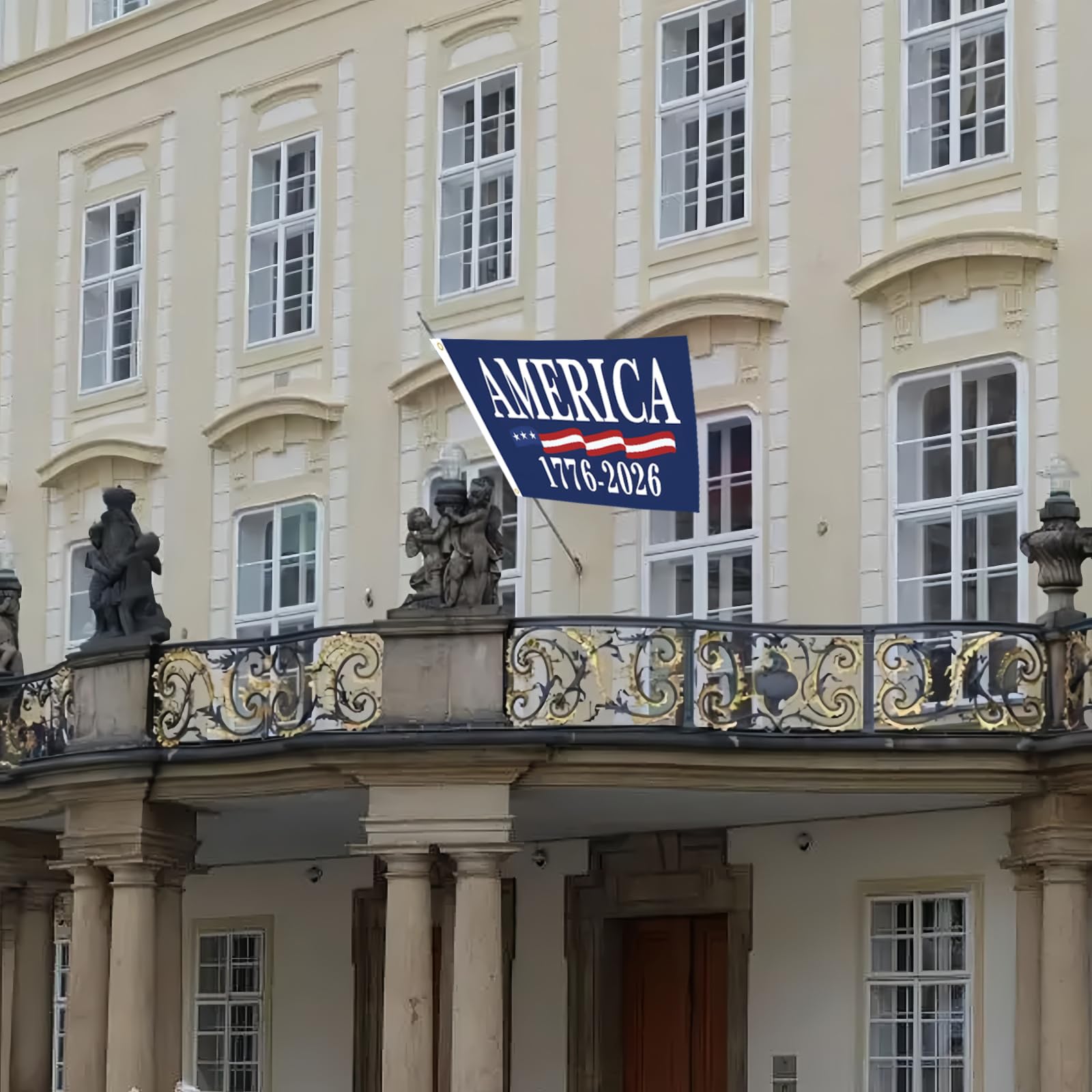 WENWELL 1776-2026 flag celebrates 250th anniversary with bold design