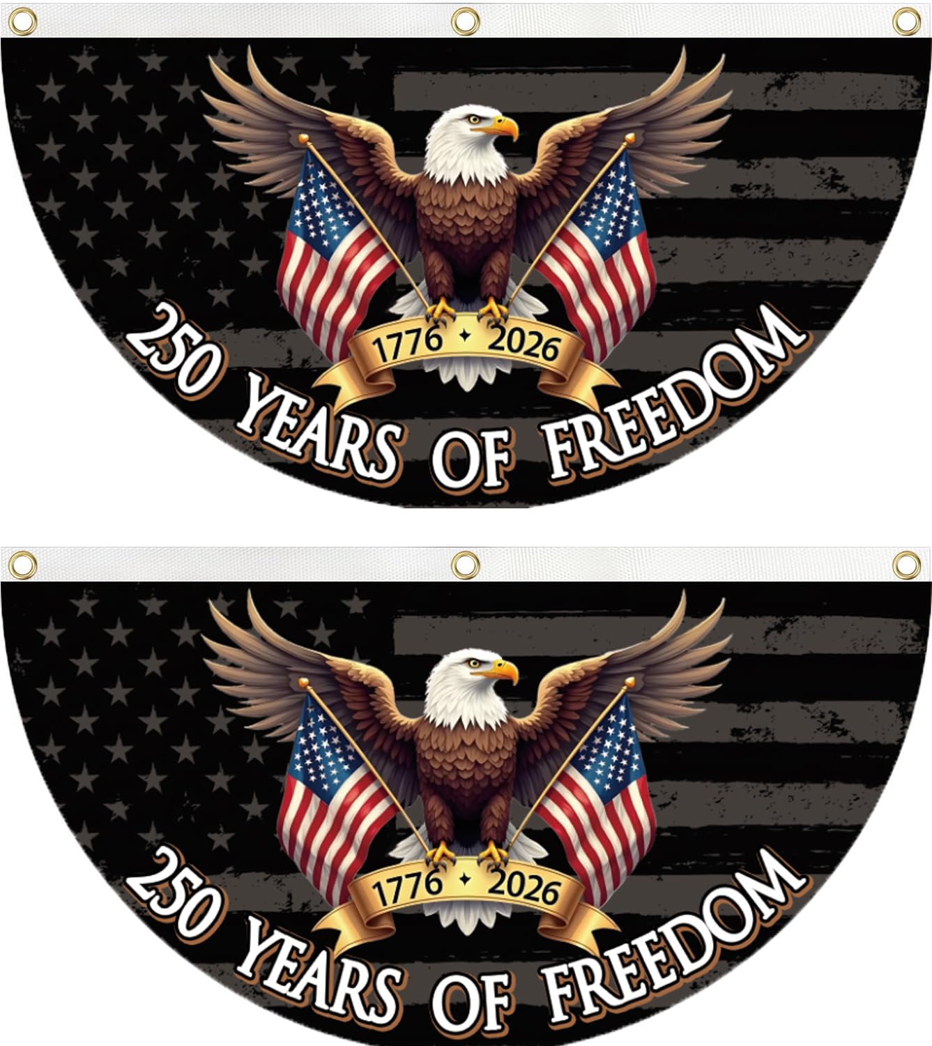WENWELL 250th anniversary eagle banner for outdoor display