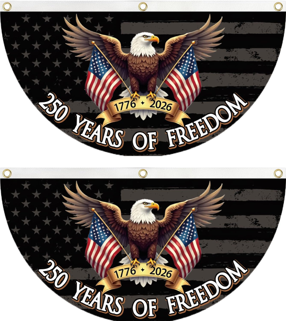 WENWELL 250th anniversary eagle banner for outdoor display