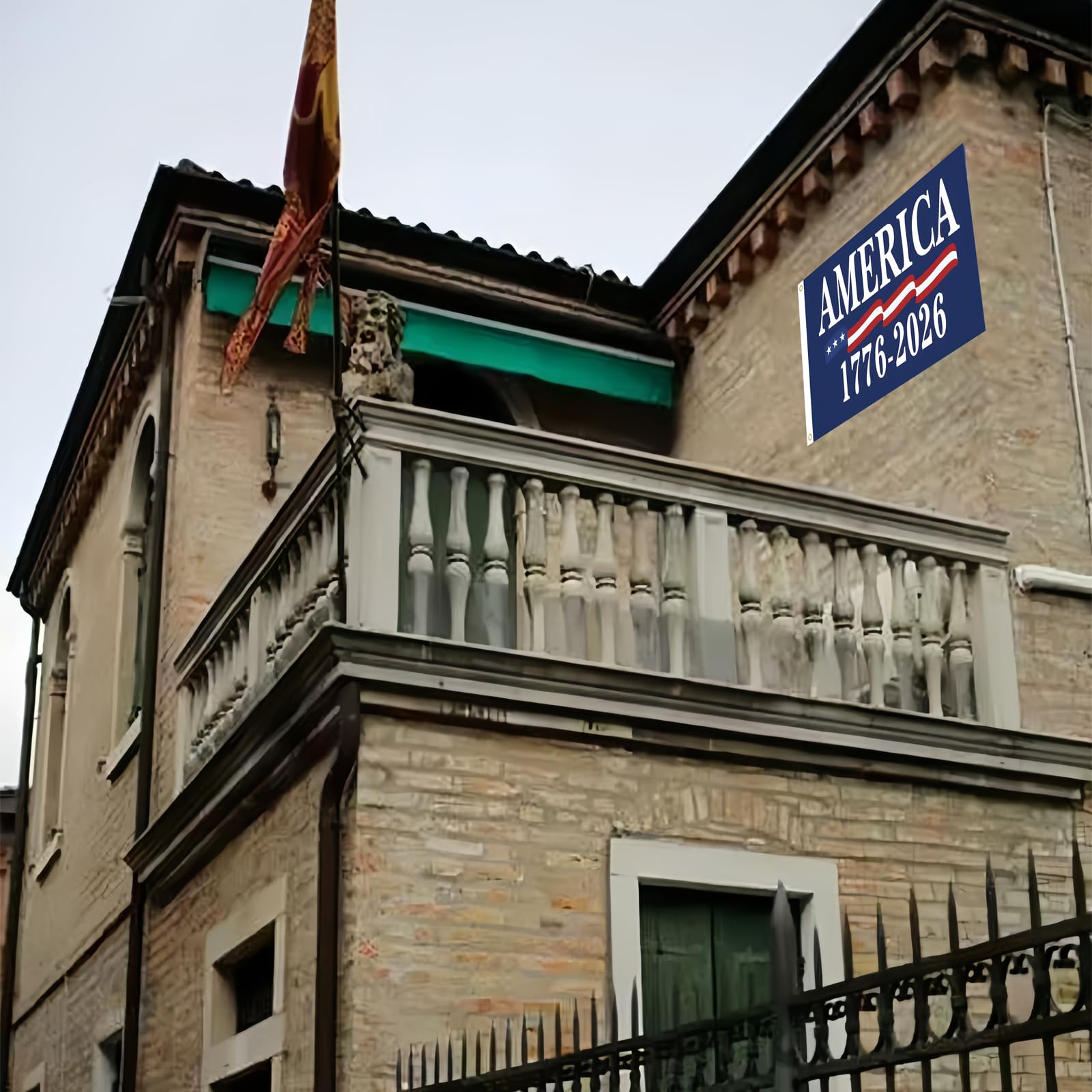 WENWELL 60 by 36 inch flag delivers prominent statement.