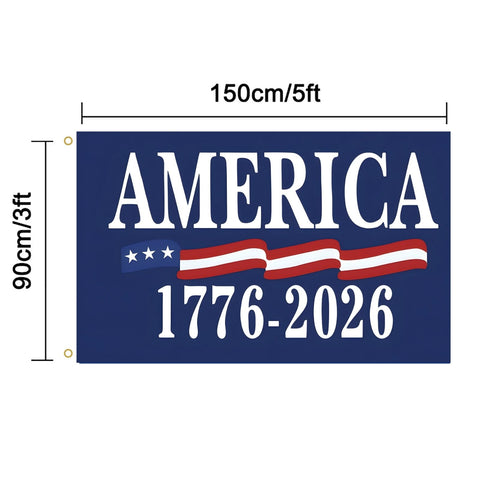 WENWELL anniversary banner, outdoor-ready for patriotic celebrations.