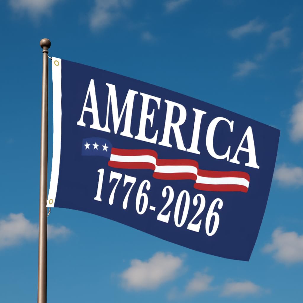 WENWELL bold white text flag enhances visibility at gatherings.