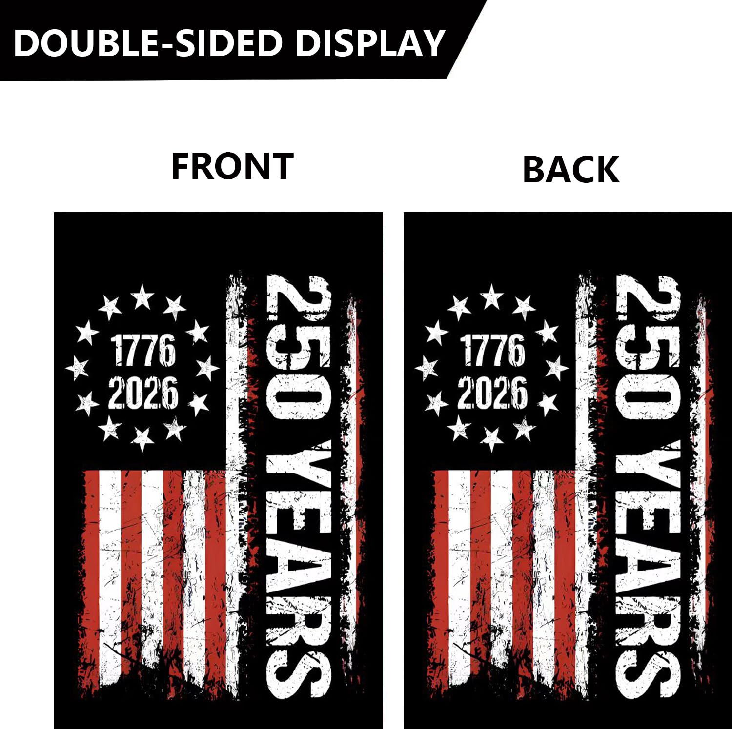 WENWELL commemorative banner flag marks 250th celebration outdoors