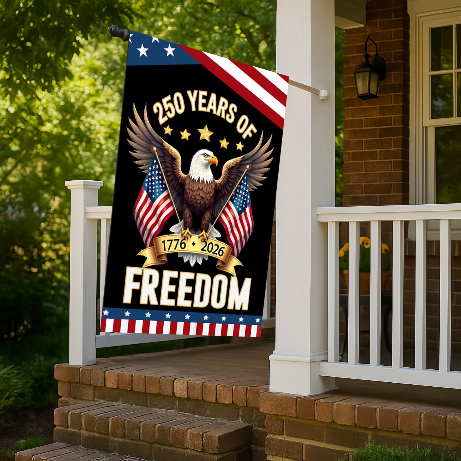 WENWELL commemorative flag marks 1776-2026 milestone with style.
